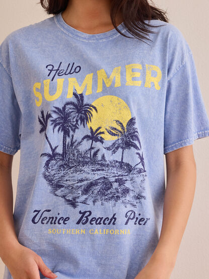 Hello Summer Oversize Tee - AS Kids