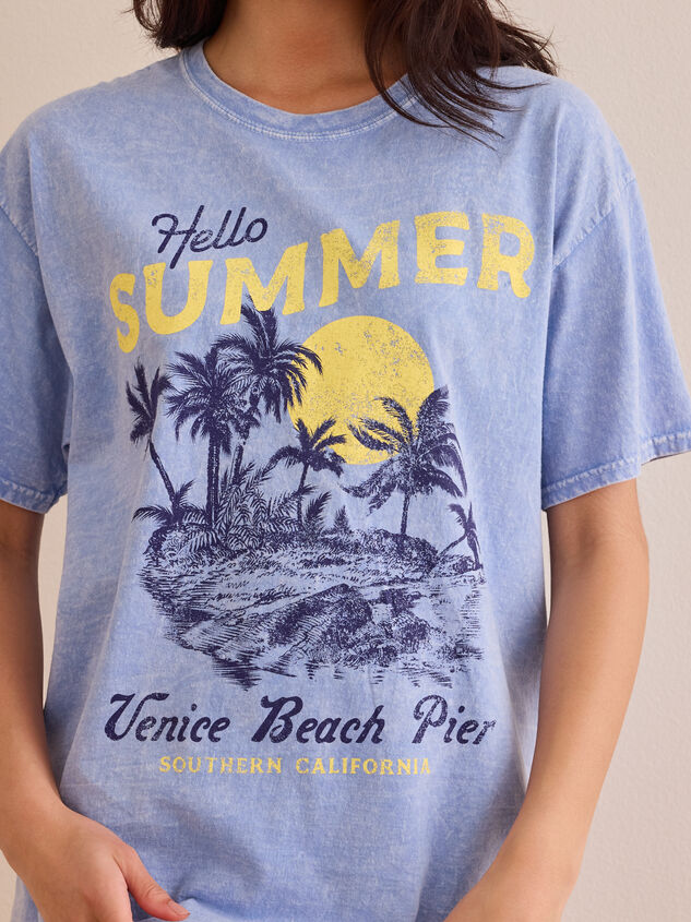 Hello Summer Oversize Tee - AS Kids