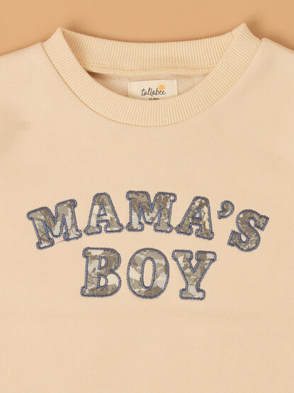 Mama's Boy Camo Bubble - AS Kids