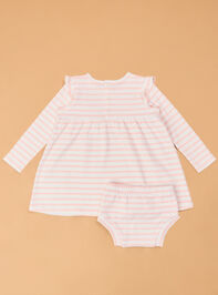 Polly Puppy Striped Dress Detail 3 - AS Kids