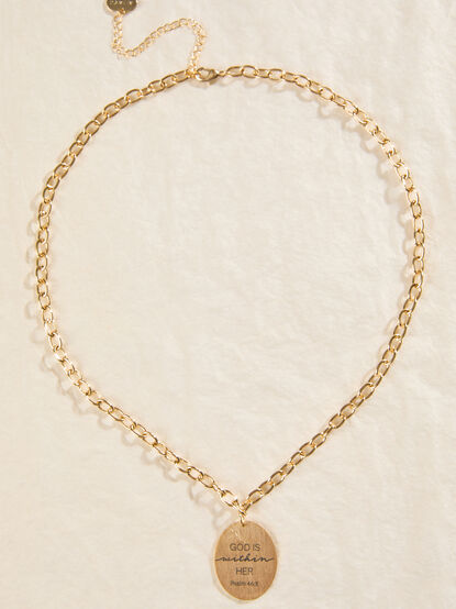 God is Within Charm Necklace - ALTAR'D STATE KIDS