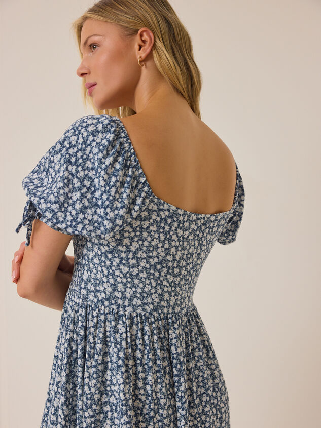 Dallas Floral Maxi Mama Dress by Rylee + Cru Detail 5 - AS Kids