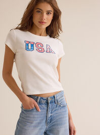 USA Patchwork Baby Tee Detail 4 - ALTAR'D STATE KIDS