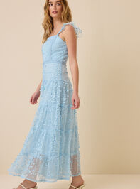 Kallie Lace Tiered Maxi Dress Detail 4 - ALTAR'D STATE KIDS