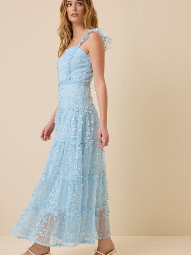 Kallie Lace Tiered Maxi Dress Detail 4 - ALTAR'D STATE KIDS