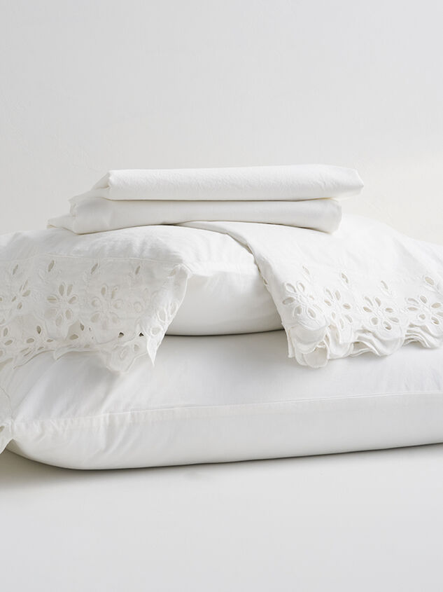 Jane Eyelet Cotton Sheet Set Detail 3 - ALTAR'D STATE KIDS