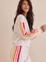 Hot Shot Stripe Hoodie Detail 2 - ALTAR'D STATE KIDS