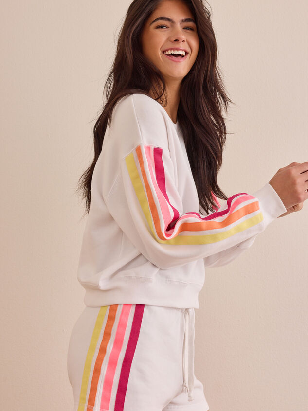 Hot Shot Stripe Hoodie Detail 2 - ALTAR'D STATE KIDS