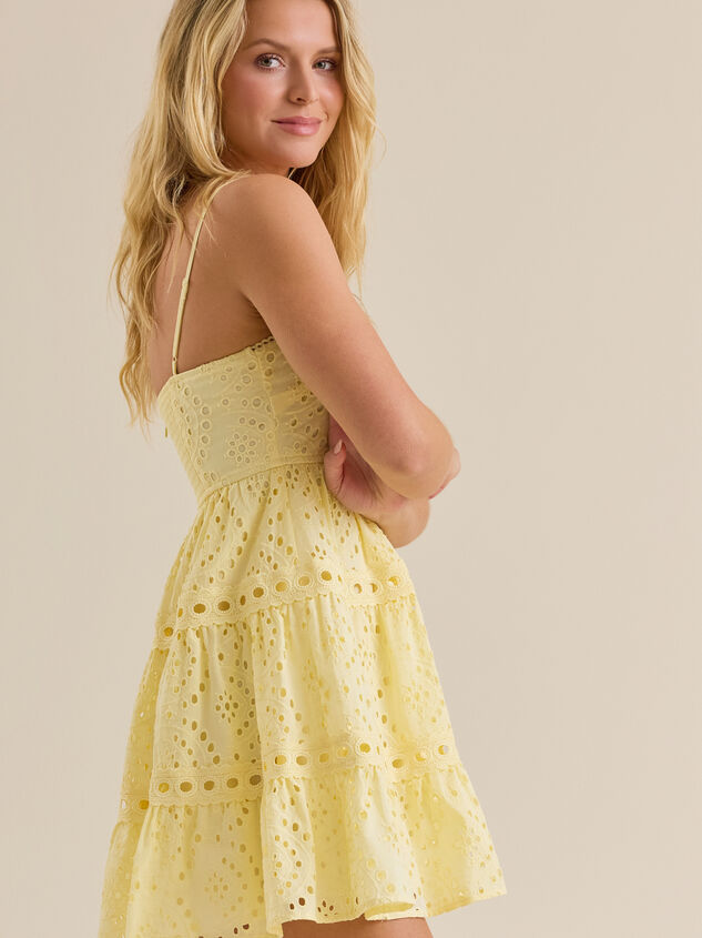Briar Eyelet Mini Dress Detail 4 - ALTAR'D STATE KIDS