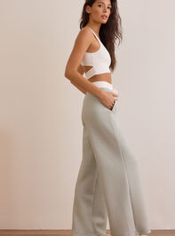 Supersoft Striped Wide Leg Pant Detail 4 - AS Kids