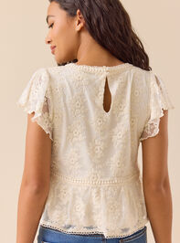 Libby Embroidered Babydoll Top Detail 4 - ALTAR'D STATE KIDS