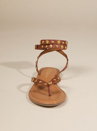 Athena Strappy Wrap Sandal Detail 4 - AS Kids
