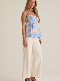 Braleigh Button Up Striped Top Detail 5 - ALTAR'D STATE KIDS