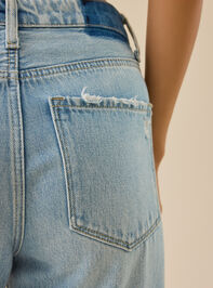 Mickie Straight Leg Jeans Detail 6 - ALTAR'D STATE KIDS