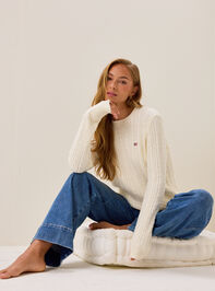 Sami American Flag Cable Knit Sweater - AS Kids