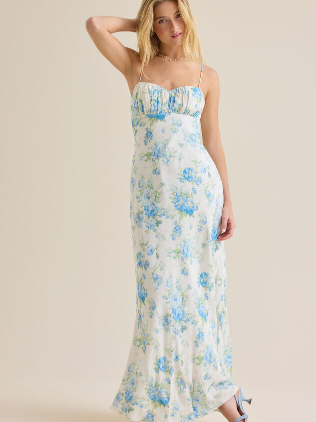 Breeanna Floral Maxi Dress Detail 2 - ALTAR'D STATE KIDS