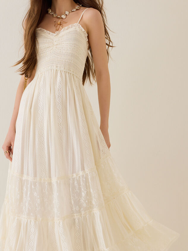 Tami Lace Tiered Maxi Dress Detail 3 - AS Kids