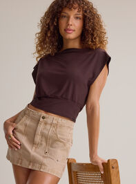 Senna Asymmetrical Neck Top Detail 2 - AS Kids