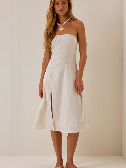 Marlee Striped Midi Dress - AS Kids