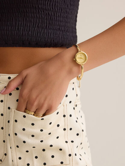 Minimal Luxe Round Watch - AS Kids