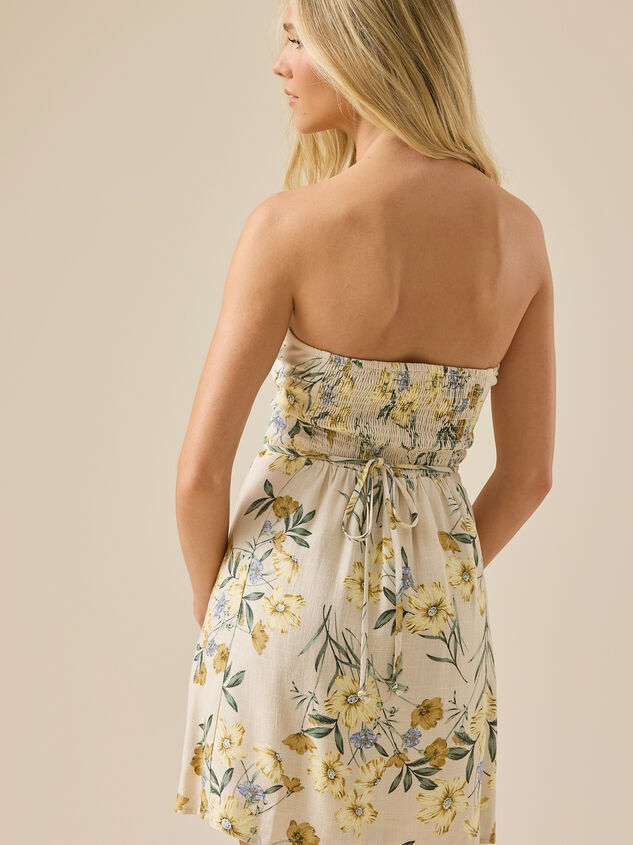 Liana Floral Mini Dress Detail 6 - ALTAR'D STATE KIDS