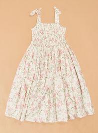 Thea Smocked Floral Toddler Dress Detail 2 - ALTAR'D STATE KIDS