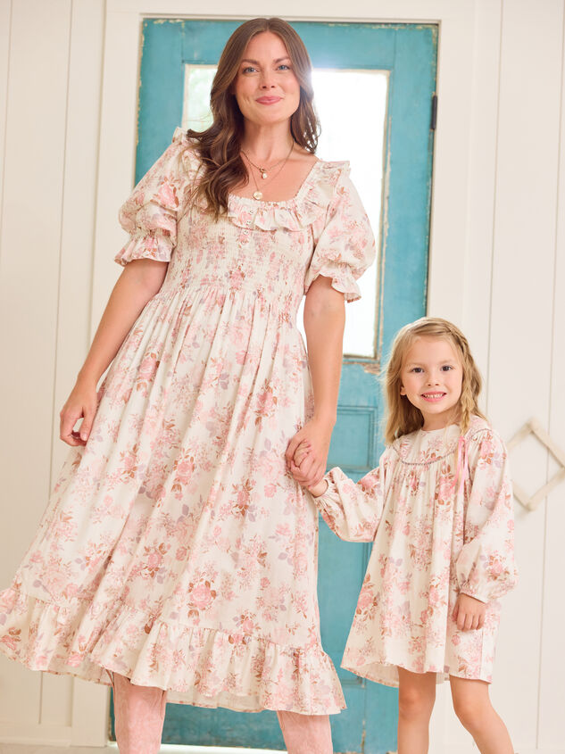Paityn Floral Dress Detail 4 - AS Kids