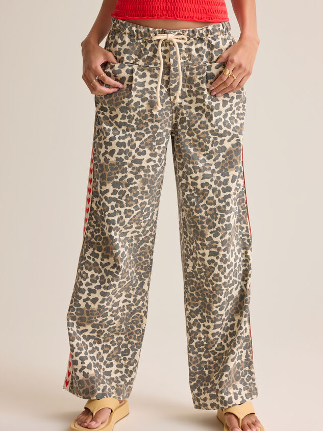 Meredith Cheetah Heart Pants Detail 3 - AS Kids