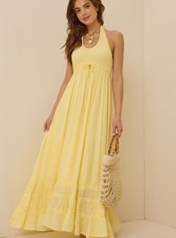 August Halter Maxi Dress Detail 3 - AS Kids