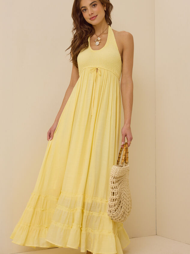August Halter Maxi Dress Detail 3 - AS Kids