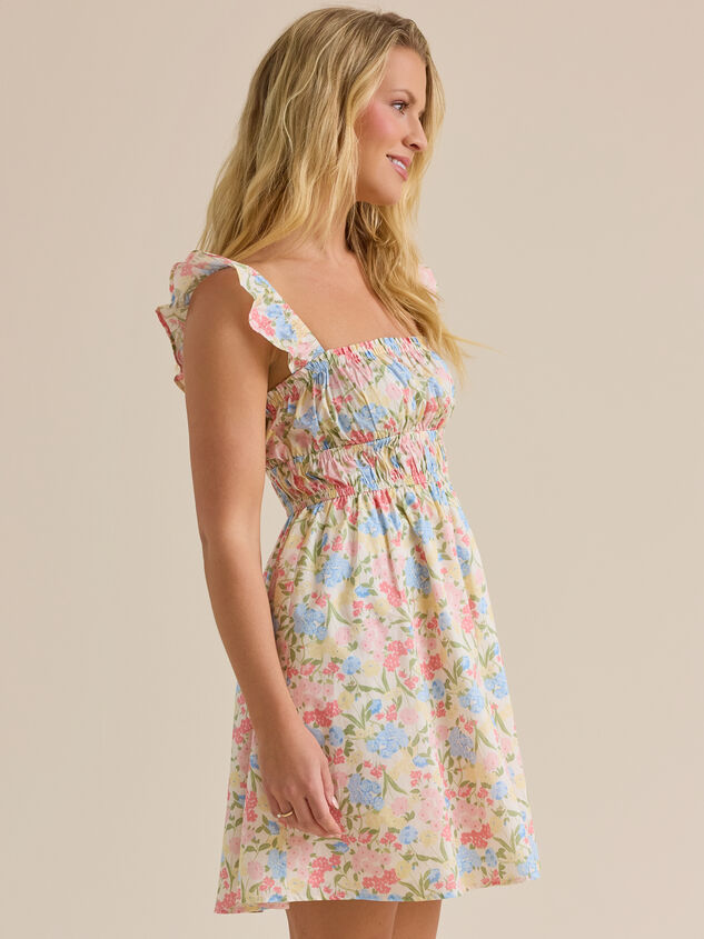 Evie Floral Mama Dress Detail 4 - ALTAR'D STATE KIDS