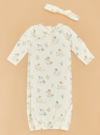 Little Duckling Blooms Nightgown with Headband - ALTAR'D STATE KIDS