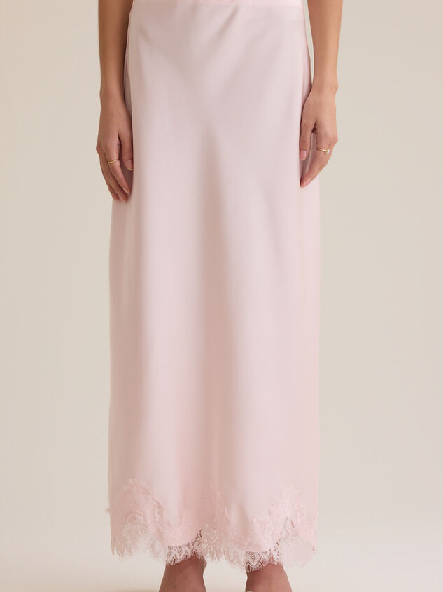 Lilou Lace Satin Midi Skirt Detail 4 - ALTAR'D STATE KIDS