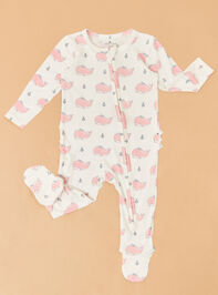 Brooke Bubbly Whale Footie Detail 2 - ALTAR'D STATE KIDS