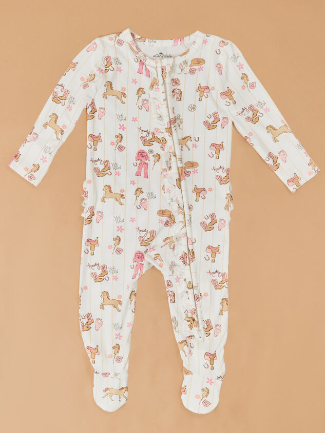 Pink Cowgirl Footie Detail 3 - ALTAR'D STATE KIDS