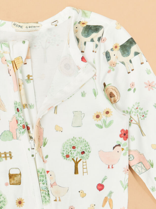 Farm Animal Ruffle Footie Detail 3 - ALTAR'D STATE KIDS