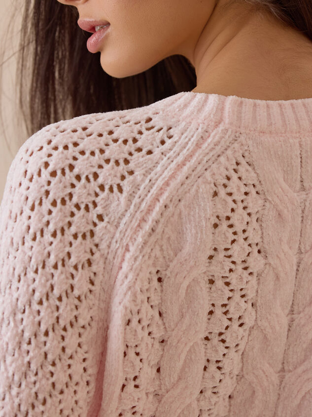 Jackie Chenille Sweater Detail 5 - AS Kids