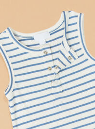 Jake Stripe Henley Shortall Detail 2 - AS Kids