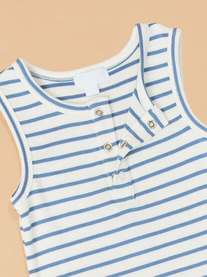 Jake Stripe Henley Shortall - AS Kids
