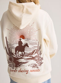 Forever Chasing Sunsets Graphic Hoodie Detail 5 - AS Kids