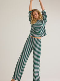 Cate Striped Crewneck Top Detail 4 - AS Kids