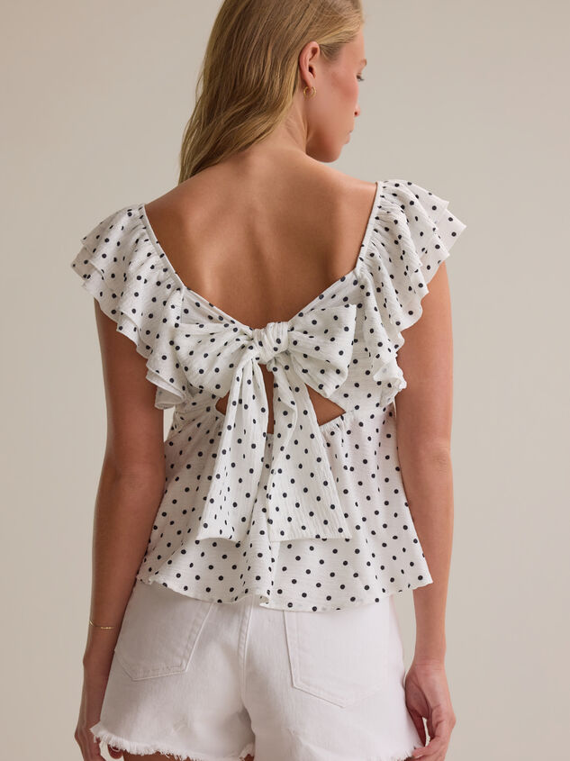 Morgan Polka Dot Top Detail 2 - ALTAR'D STATE KIDS
