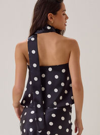 Nancie Polka Dot Scarf Top Detail 5 - AS Kids