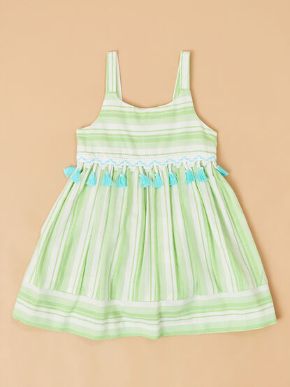 Maddie Striped Toddler Dress - AS Kids