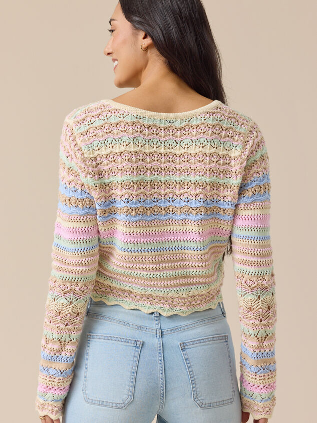 Byrdie Striped Crochet Top Detail 4 - ALTAR'D STATE KIDS