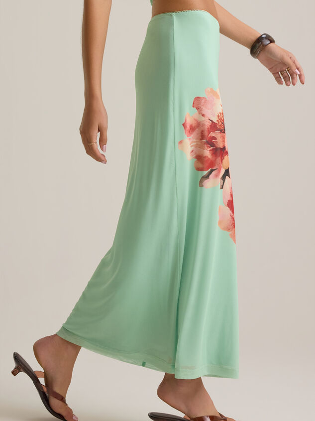 Kehlani Floral Midi Skirt Detail 3 - AS Kids