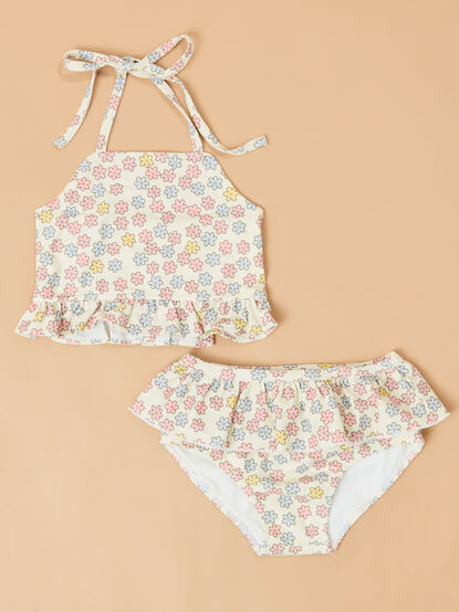 Sarah Floral Youth Two Piece Swimsuit - ALTAR'D STATE KIDS