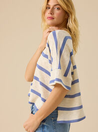 Dylan Striped V-Neck Top Detail 3 - ALTAR'D STATE KIDS