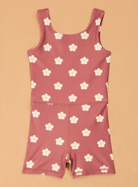 Isla Daisies Unitard Detail 2 - AS Kids