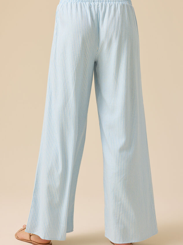 Lakie Striped Linen Pants Detail 6 - ALTAR'D STATE KIDS